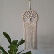 Drzewo życia szczęścia łapacz snów makrama 