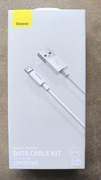 Baseus kabel przewód usb-c do iphone 12 13 pro  pd 20w - 2 szt.