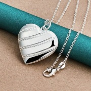 Srebrny Naszyjnik SEKRETNIK Serce 70cm | Srebro 925 | PREZENT