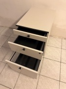 Kontener Biurowy 3 szuflady Szary 64x42x57