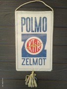 Proporczyk POLMO ZELMOT WARSZAWA-OKĘCIE piękny PRL stan BDB
