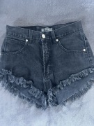 Spodenki jeansowe Classic shorts MissDenim S czarne