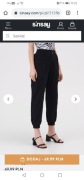 Joggery Sinsay niebieskie i czarne XL