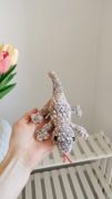 Jaszczurka na szydełku handmade, dekoracja 