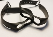 Dwie czarne Opaski do Xiaomi Mi Band 3/4