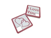 Łamigłówka "I Love You". Dwustronna.