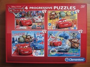 Cars/ Auta Puzzle 4w1 20+60+100+180el Clementoni