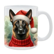 KUBEK Z PSEM Owczarek belgijski Malinois - PREZENT, PERSONALIZOW, 24HWYS
