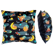 Poszewka 40x40 cm Leniwce kosmos planety - Bawełna