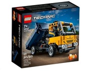 LEGO Technic Wywrotka 2 w 1 dźwig klocki naczepa koparka ciężarówka autko