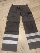 czarne spodnie ROBOCZE bojówki ODBLASKOWE Kegel-Błażusiak  r. 48 50