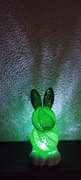 Zajączek wielkanocny podświetlany 3D