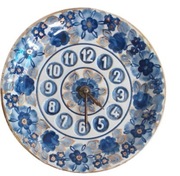 ZEGAR WISZĄCY KUCHENNY CERAMICZNY 1970 R. 