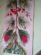 Bieżnik ze świątecznym nadrukiem