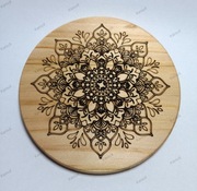 Drewniana podstawka pod kubki filiżanki szklanki unikatowe wzory