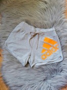 Szorty spodenki Adidas essentials XS szare neon 