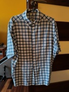 Koszula krata biało-granatowa Mark&Spencer