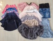 Mega paka ubrań 122 - 128 dziewczynka 112 sztuk