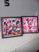 Haft diamentowy Myszka Miki gotowy z ramką