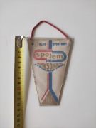 Proporczyk KS Społem Łódź  PRL 