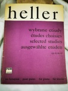 Heller wybrane etiudy  na fortepianie 