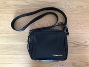 Czarna skórzana torebka, Prima Moda