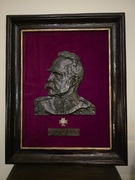 Marszałek Józef Piłsudski,Feliks Robakowski 1922 plakieta , popiersie