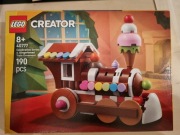 Klocki LEGO 40777 Ozdoba z piernikowym pociągiem