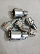 śruba, śruby zabezpieczające koła zestaw M12x1,5x17mm kulowe używane