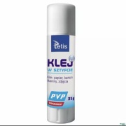 Klej tetis pvp sztyft 21g przezroszysty 12pcs