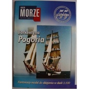 Barkentyna Pogoria - Kartonowy Model Nasze Morze