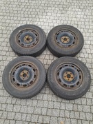 4 opony zimowe 185/65/R15 na felgach 5x100