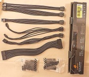 Kable zasilające do PC - power supply sleeved cable - ASIAHORSE