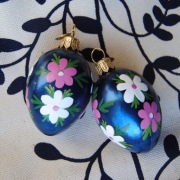 Mini jajko w regionalne wzory - bombka wielkanocna