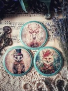 Dekoracyjne podkładki Baśniowa Kraina vintage shabby chic decoupage 