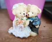 Figurka ślubna miśki nowa