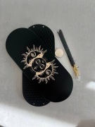 Deska sadhu  czarny  gwoździe 8mm