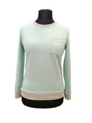 Bluza damska dresuwka rozmiar S/M klasyczna dopasowana 