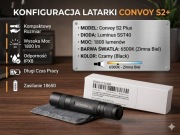 Latarka Convoy S2+ Black | SST40 1800lm | 6500K | Nowa