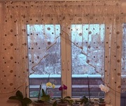 Firany gotowe z lamówką