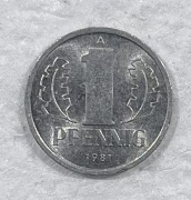 Moneta Niemcy DDR 1 PFENNIG FENIG 1981