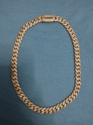 Iced stuff Łańcuch Premium Diamond Cuban Link 10mm Złoto