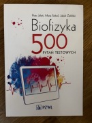 Biofizyka 500 pytań testowych Jeleń Sobol Podręcznik medycyna Warszawa
