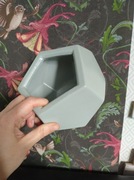 Osłonka Ceramiczna Doniczka Geometryczna ceramiczna szałwiowa