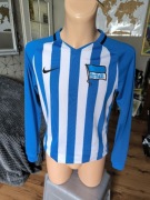 Nike Hertha BSC longsleeve S niebieska pasy skrócona 