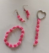 Biżuteria z koralików , Serduszka