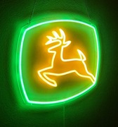 Neon LED JOHN DEERE Ozdoba Garaż/Pokój  USB  Pilot  Prezent Rolniczy