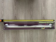 Uchwyt naścienny Bisk 60 cm – solidny i nowoczesny Chrom
