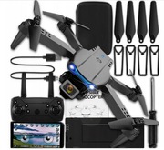 DRON E99 2x KAMERA 4K ZAWIS 200M Quadcopter WIFI+WALIZKA PILOT ETUI