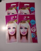 Barbie torebeczki na prezenty upominek różowe 4szt